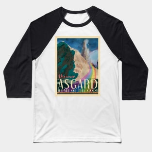 DISCOVER ASGARD HOME OF THE GODS Baseball T-Shirt